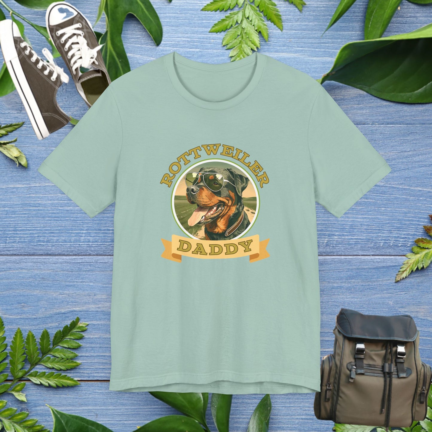 Best Rottweiler Daddy T-Shirt - furevermama