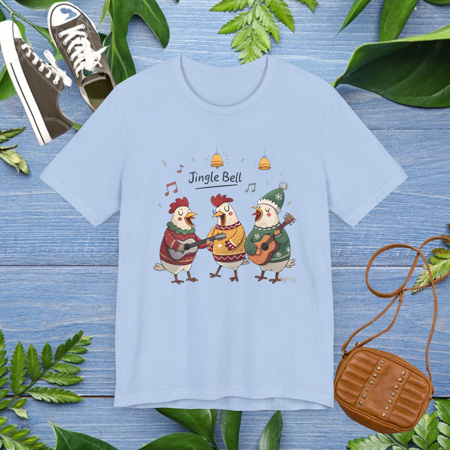 Jingle Bell Hens Unisex T-shirt - furevermama