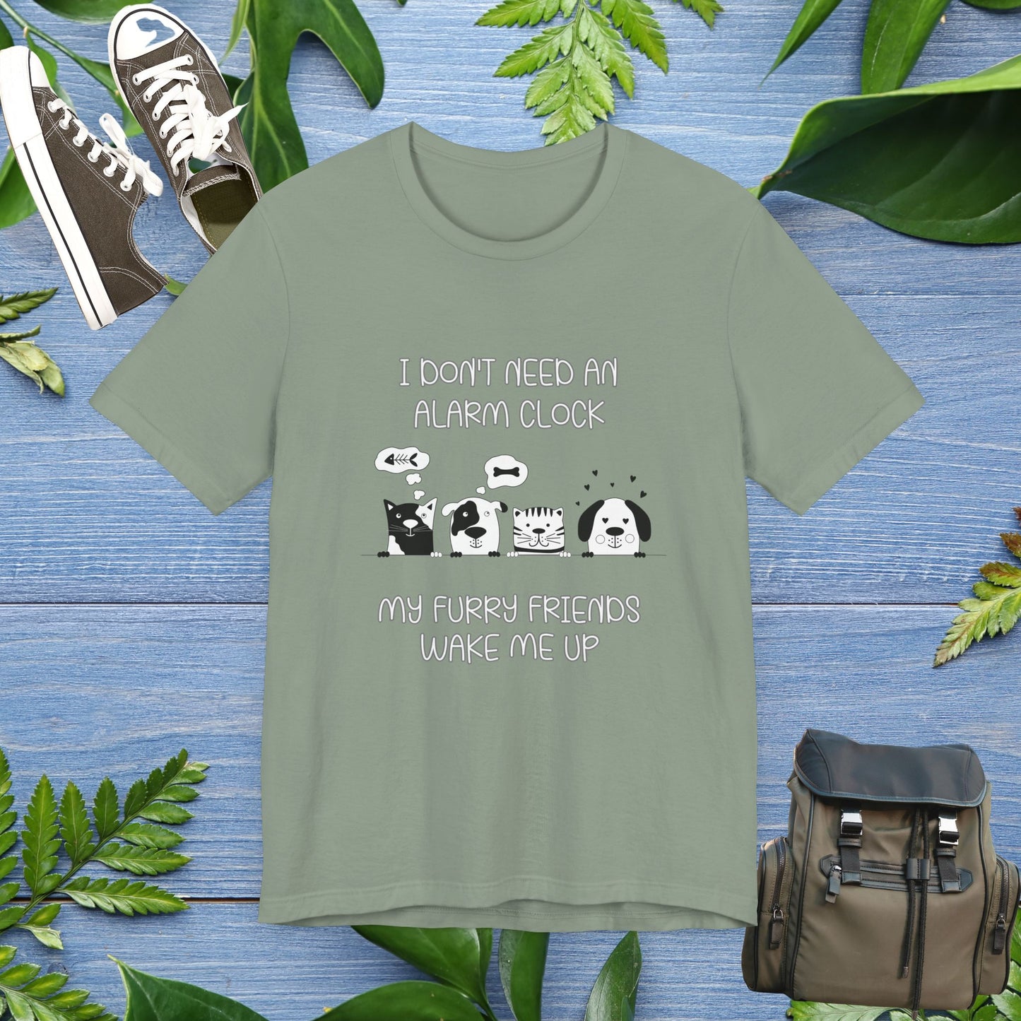 My Furry Friends Wake Me Up Unisex Tee - furevermama