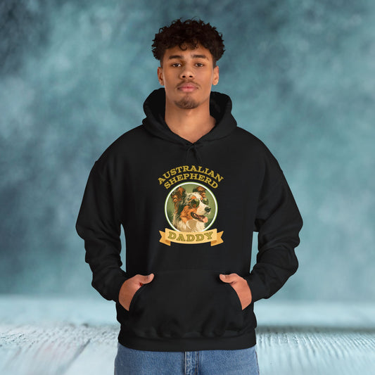 Australia Shepherd Daddy Hoodie - furevermama
