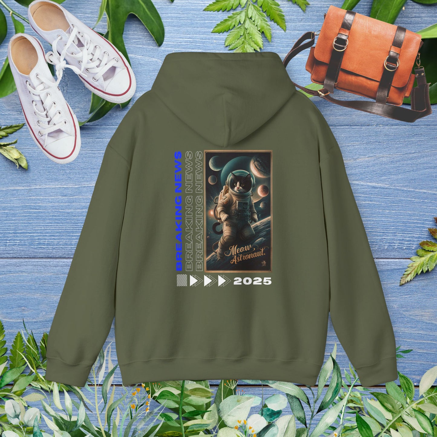 Astronaut Breaking News Hoodie - furevermama