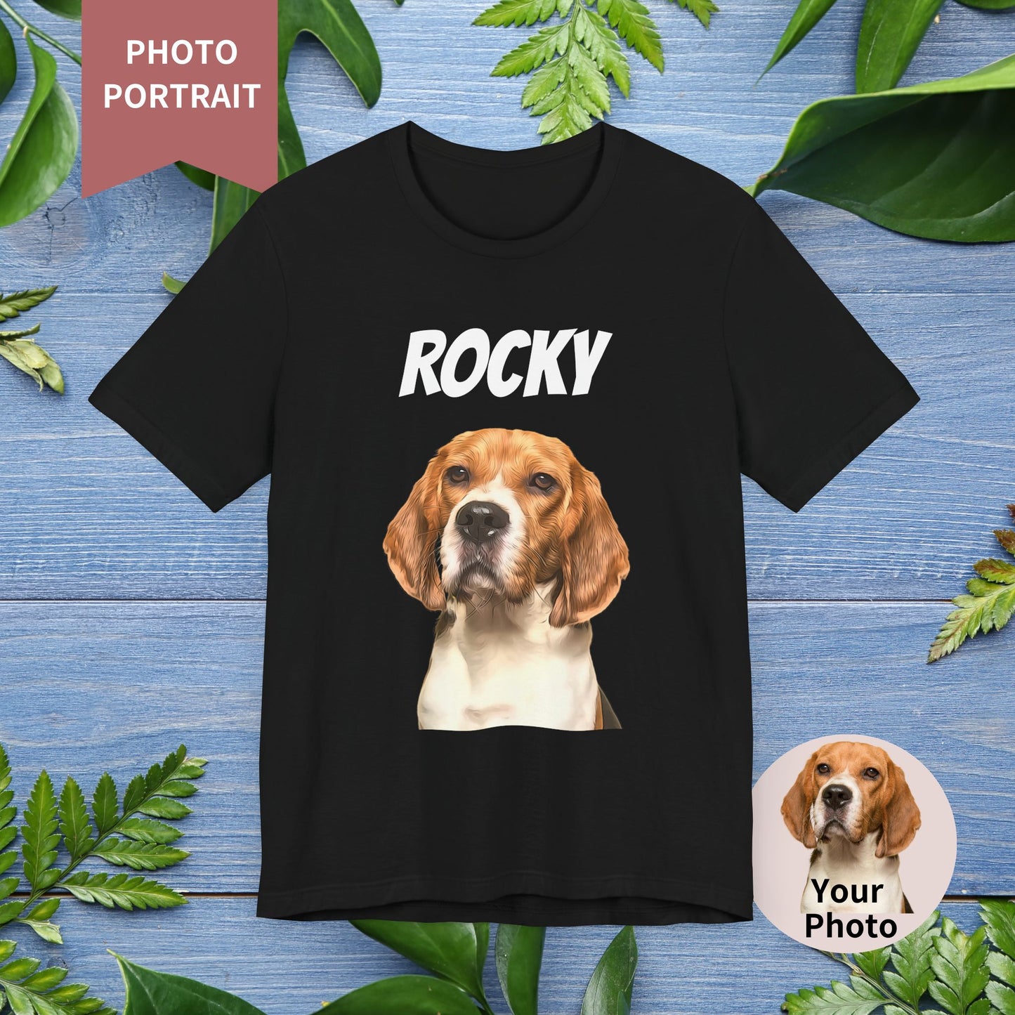 Custom Pet Portrait Unisex T-Shirt - furevermama