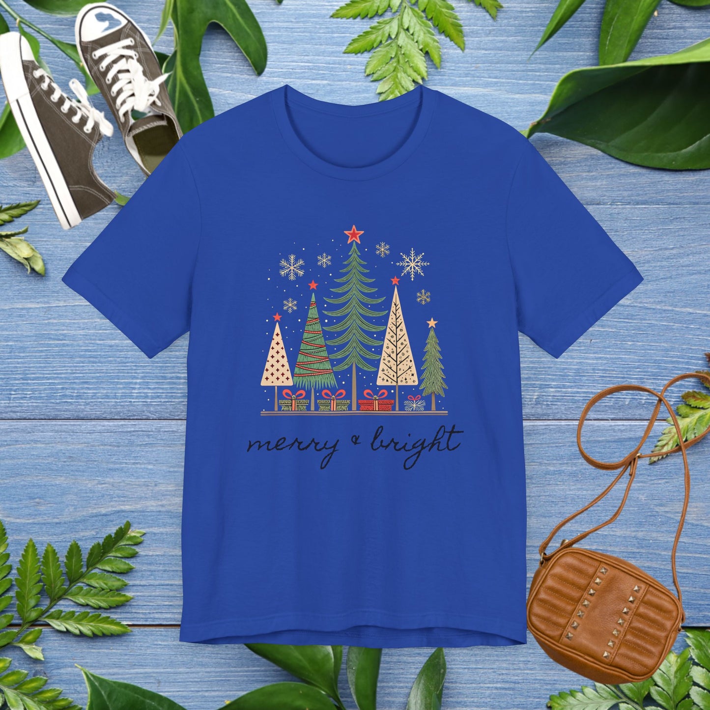 Vintage Christmas Tree Unisex Short Sleeve T-Shirt - furevermama