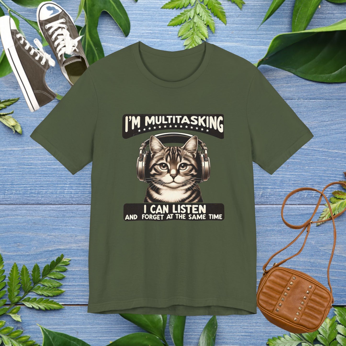 Multi-Tasking Cat Jersey Tee - furevermama