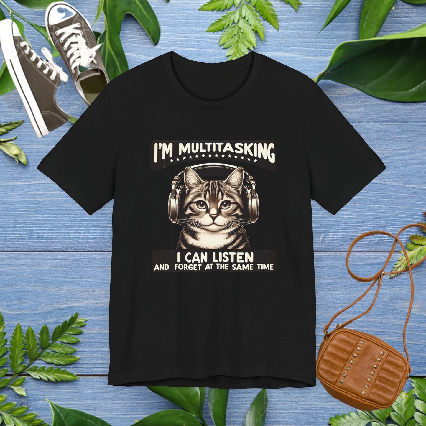 Multi-Tasking Cat Jersey Tee - furevermama
