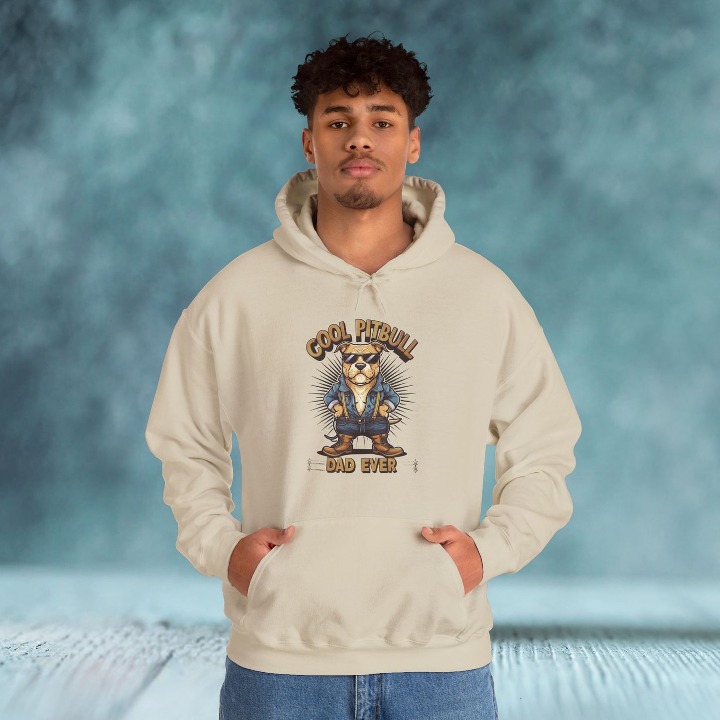 Cool Pitbull Dad Hoodie - furevermama