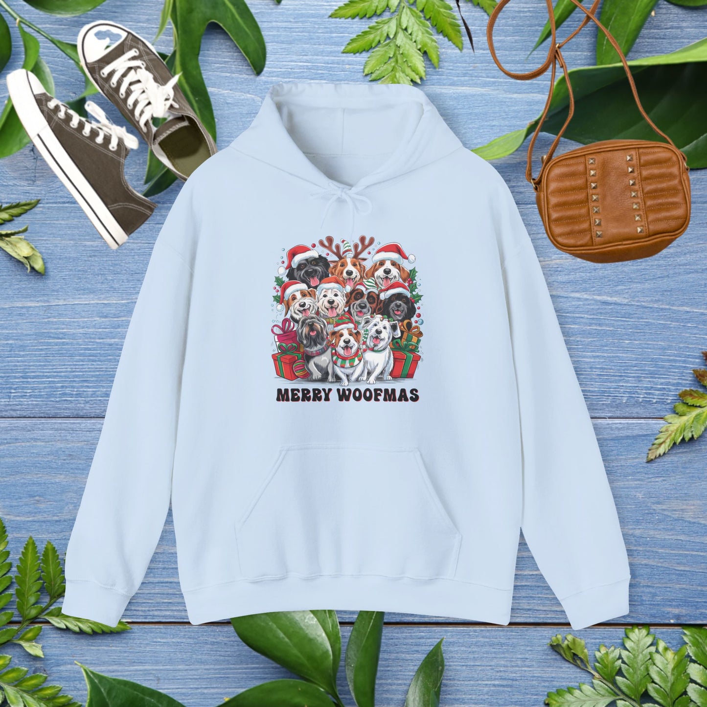 Merry Woofmas Unisex Hoodie - furevermama