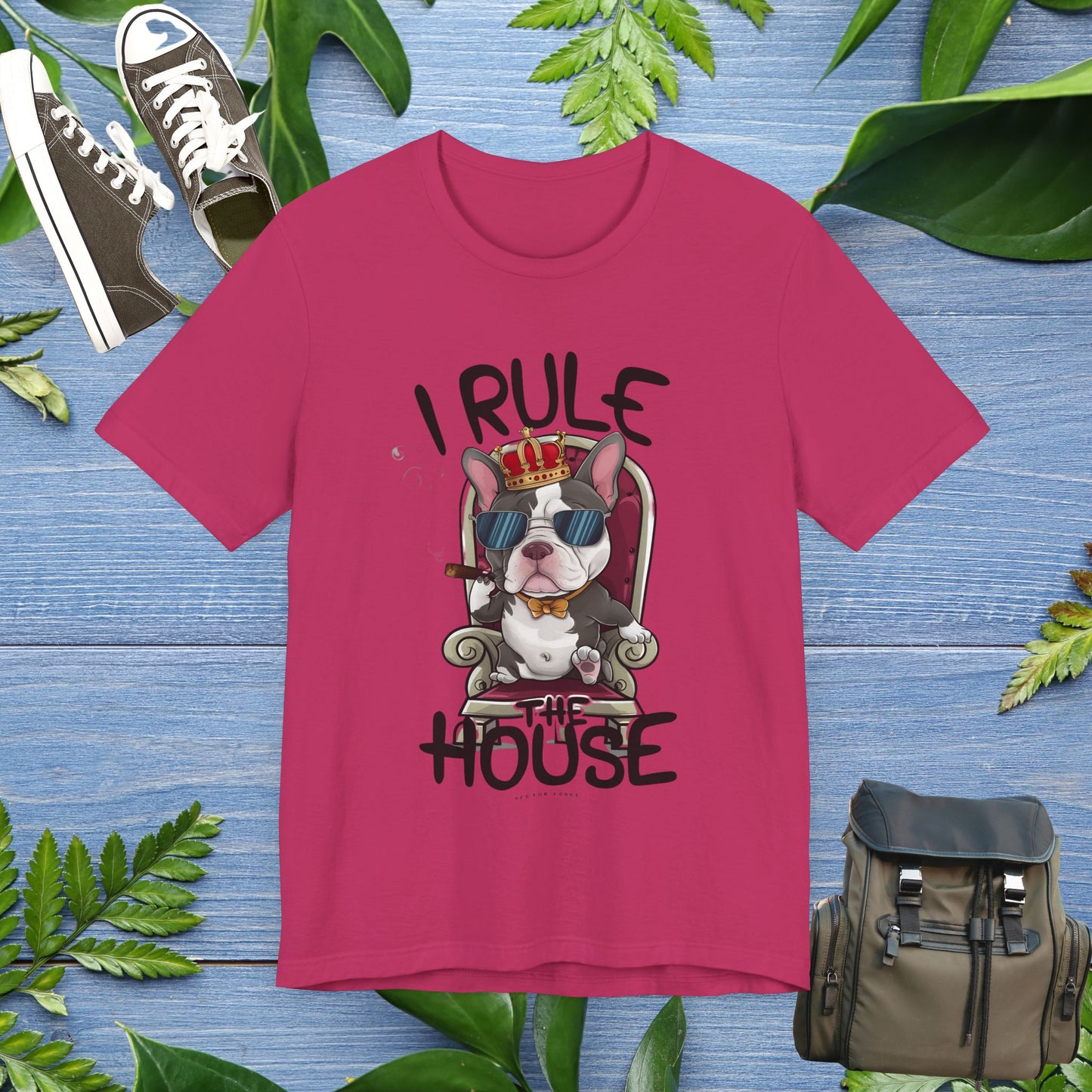 Frenchie Ruler Unisex T-Shirt - furevermama
