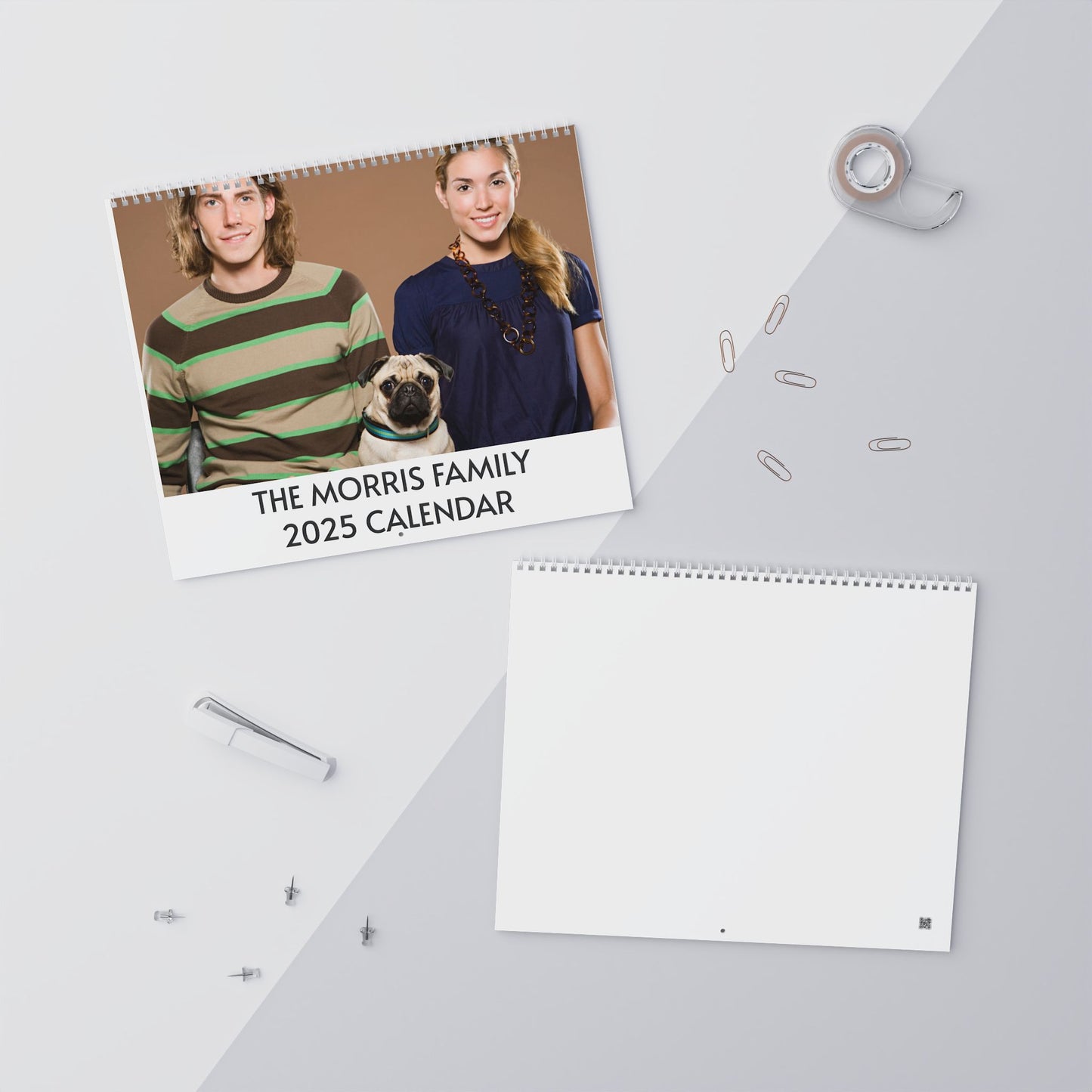 Custom Pet Photo Family Photo Wall Calendar - furevermama