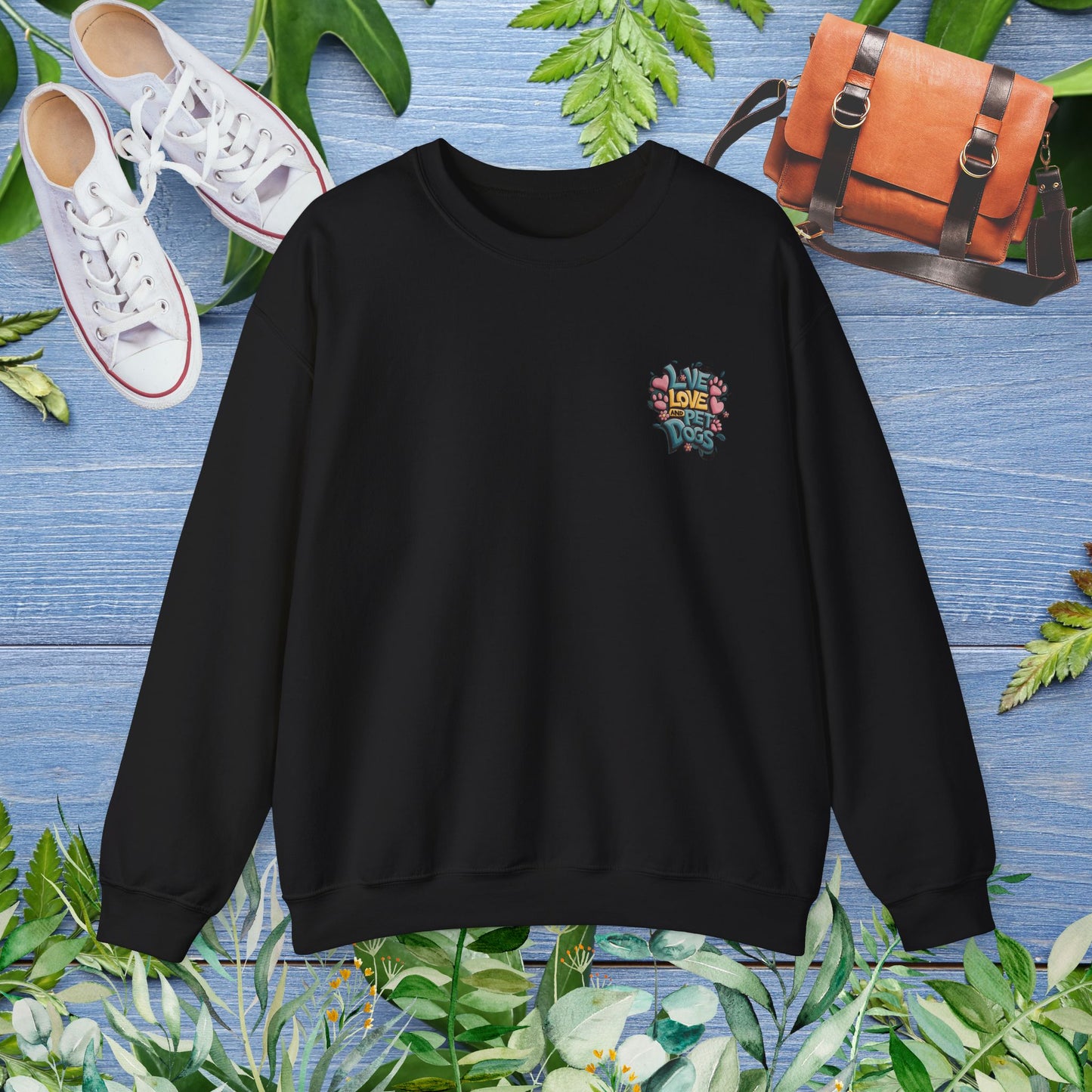 Live Love and Pet Dog Sweatshirt - furevermama