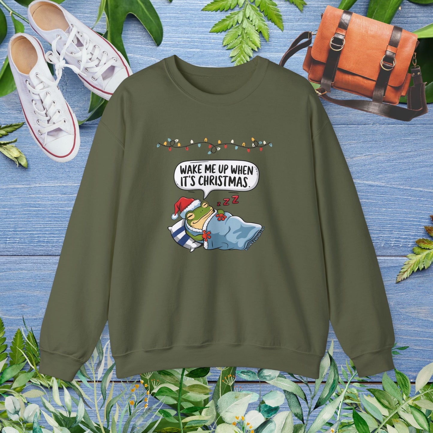 Wake Me Up When It's Christmas Unisex Sweatshirt - furevermama