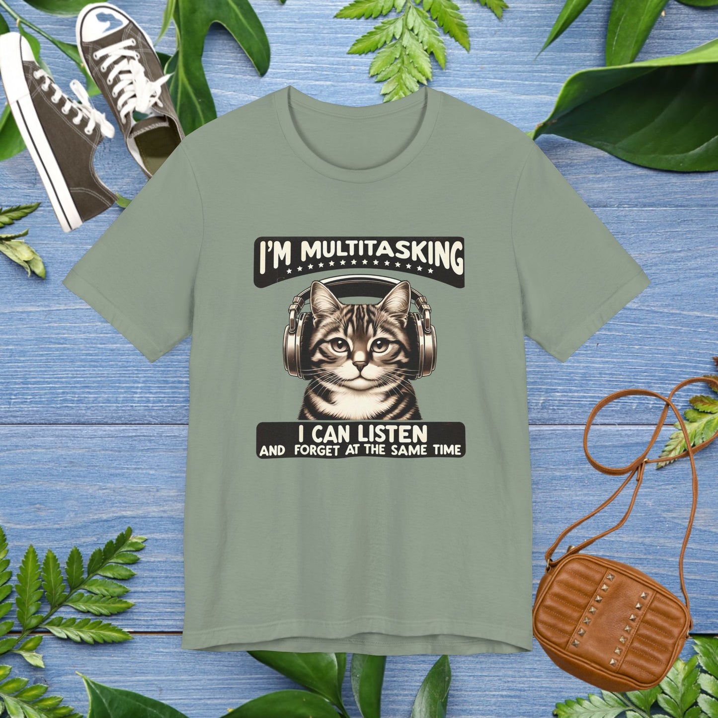 Multi-Tasking Cat Jersey Tee - furevermama