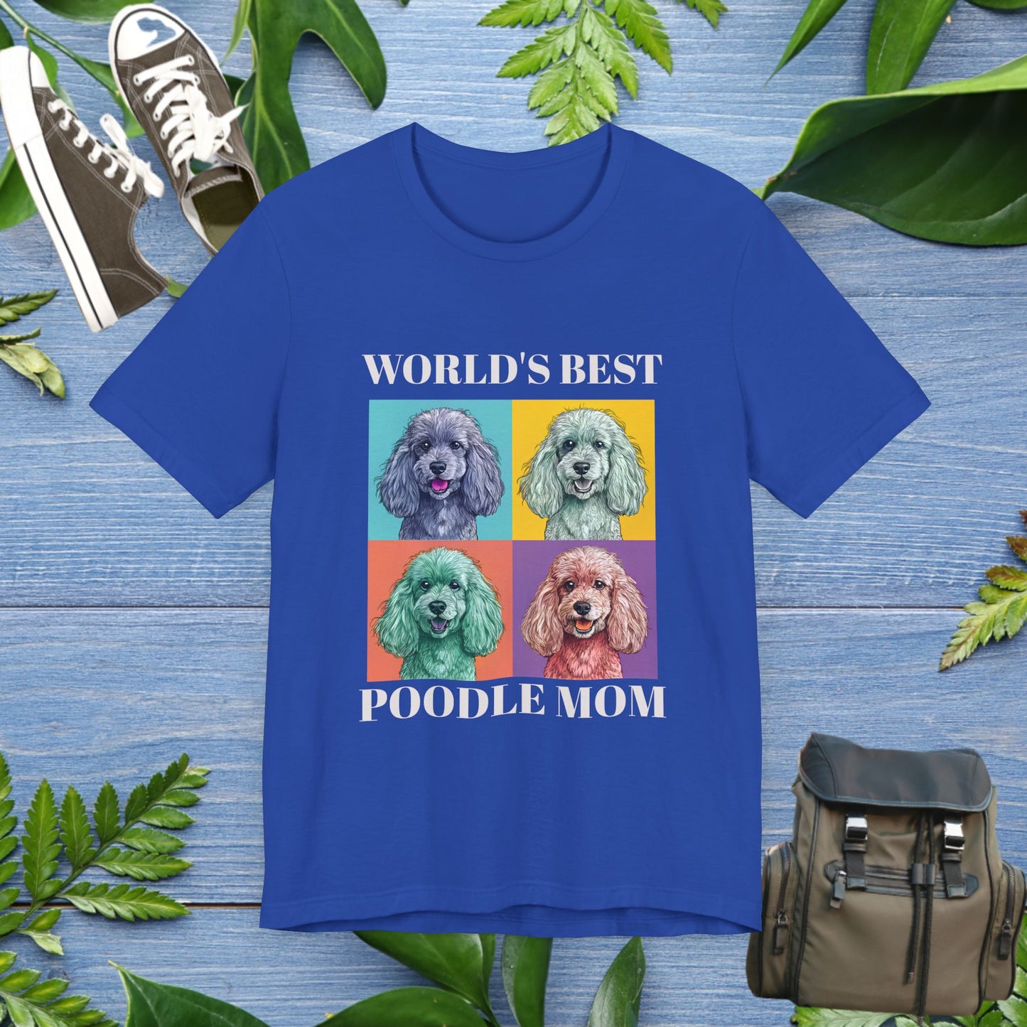 Poodle Color My Life T-Shirt - furevermama