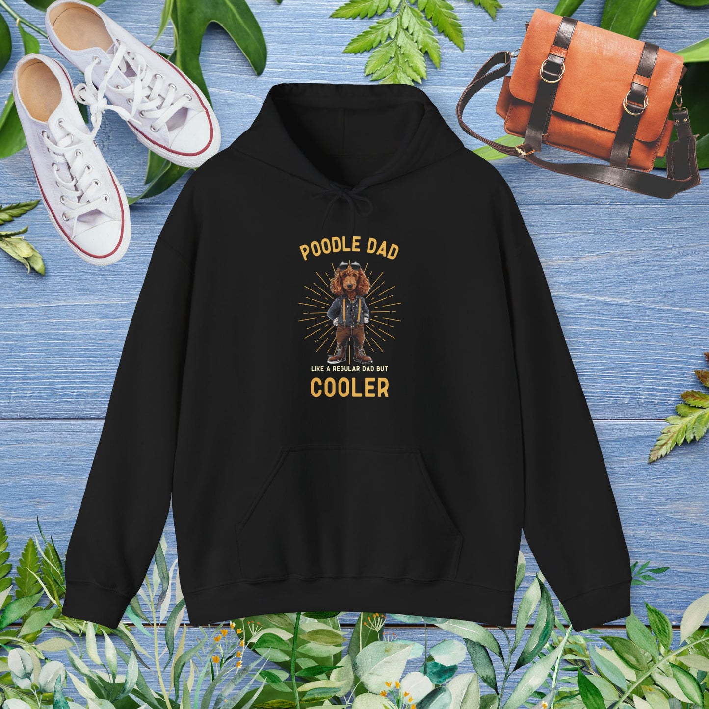 Cooler Poodle Dad Unisex Hoodie - furevermama