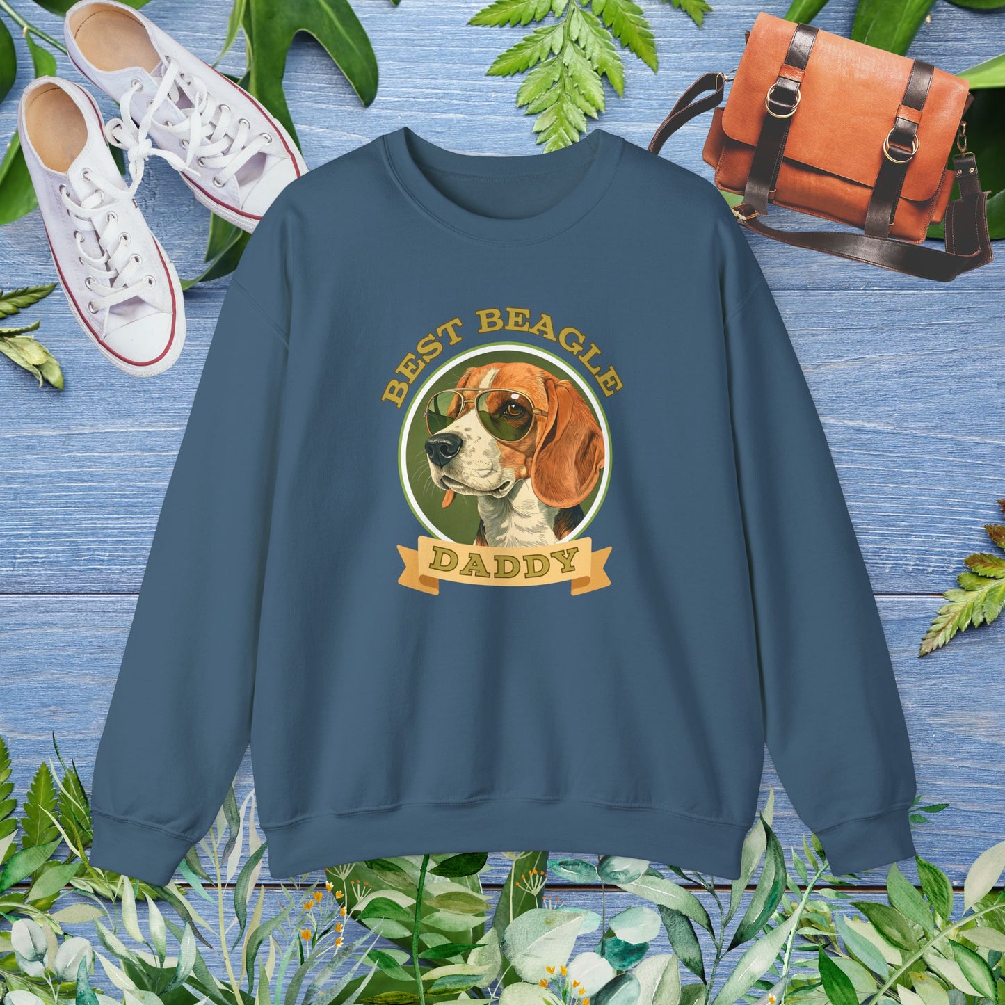 Best Beagle Daddy Sweatshirt - furevermama
