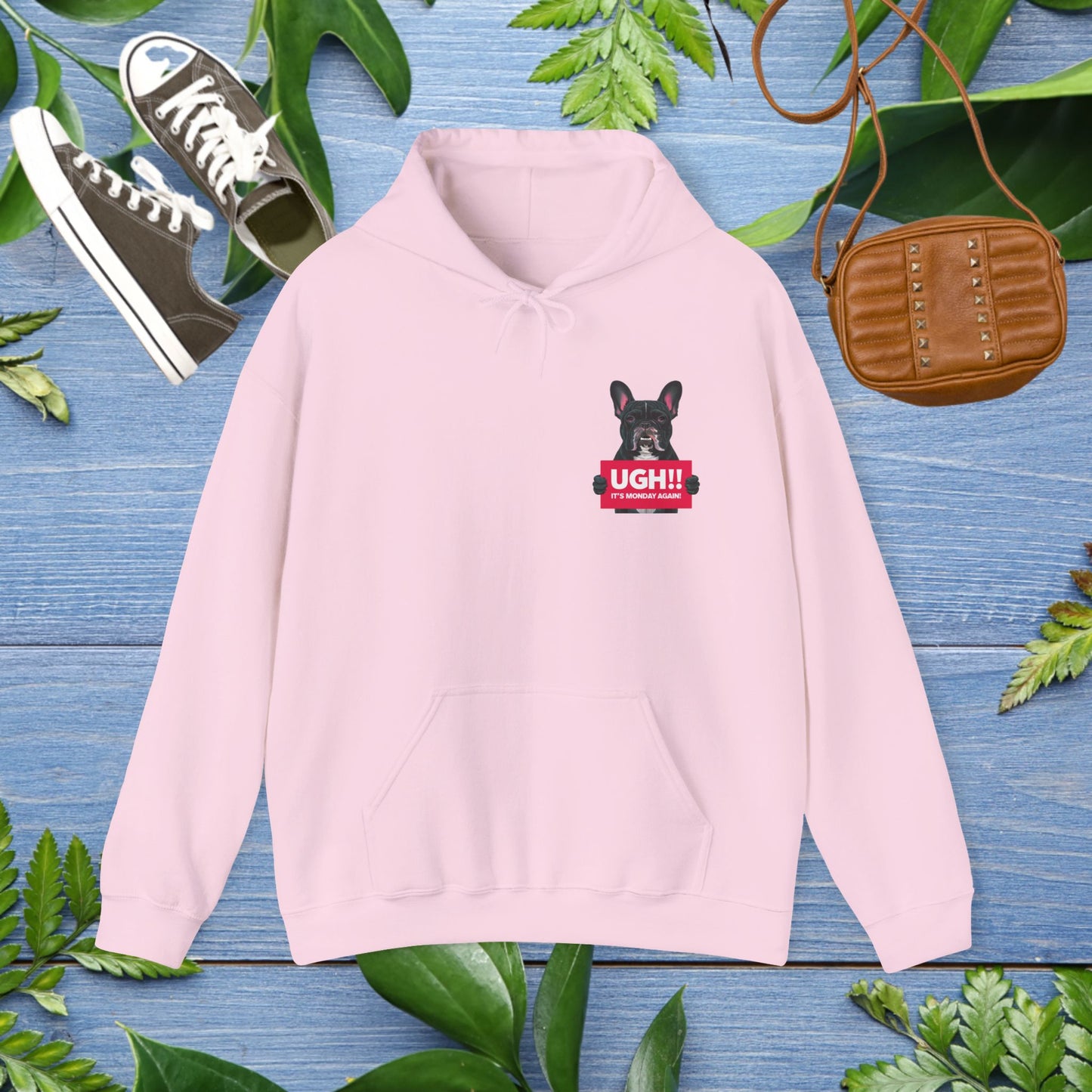 It Is Monday Again Bulldog Hoodie - furevermama