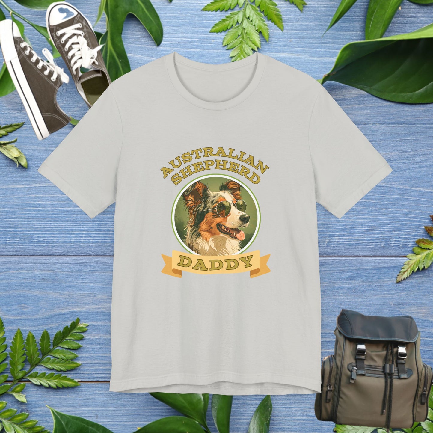 Best Australian Shepherd Daddy T-Shirt - furevermama