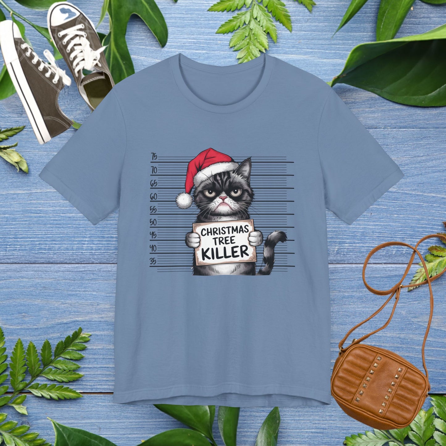 Christmas Tree Killer, Cat Graphic T-Shirt - furevermama