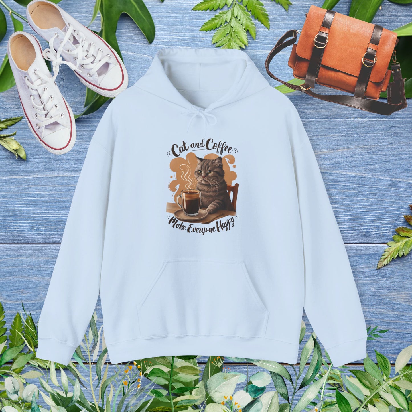 Cat and Coffee Hoodie - furevermama