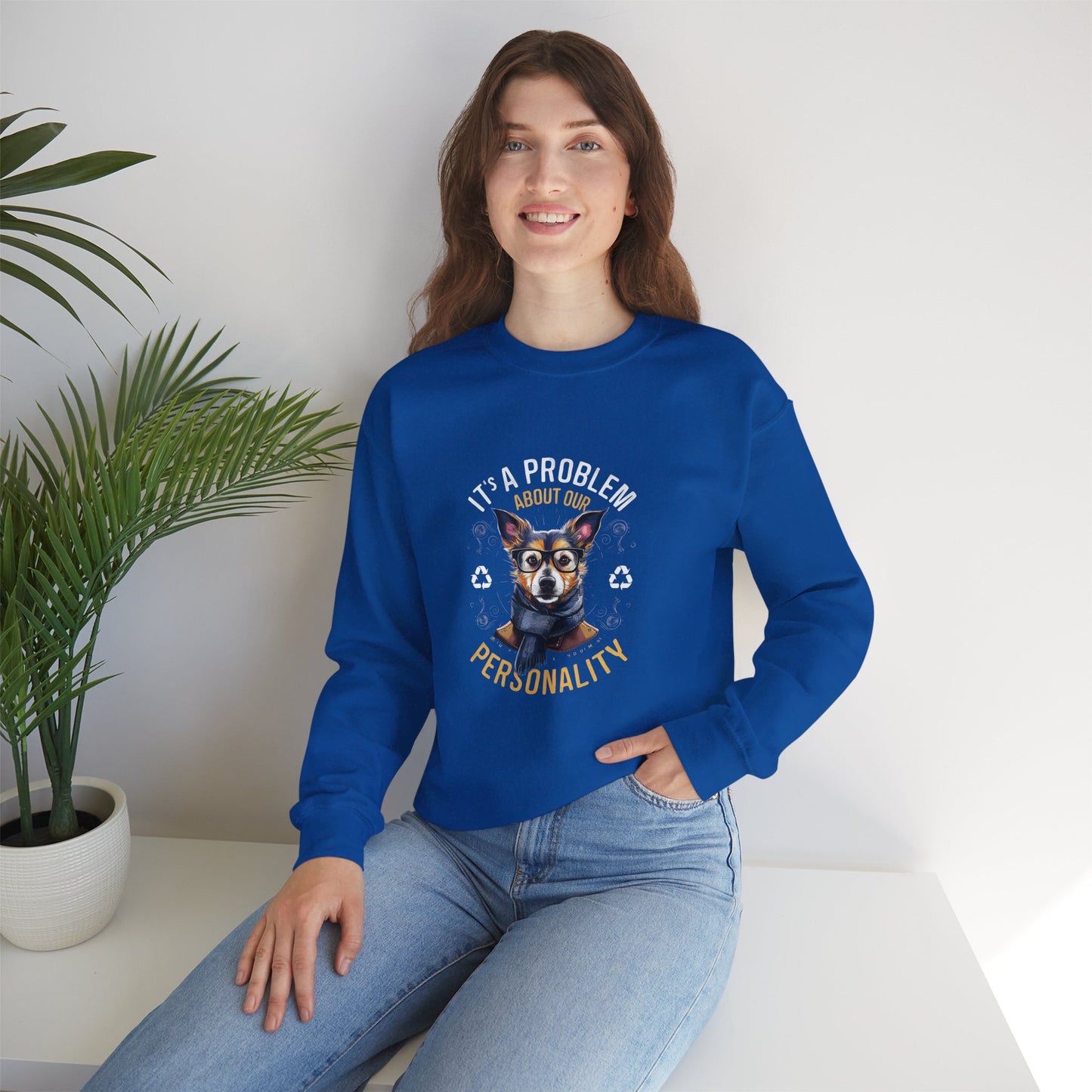 Problem About Your Personality Crewneck Sweatshirt - furevermama