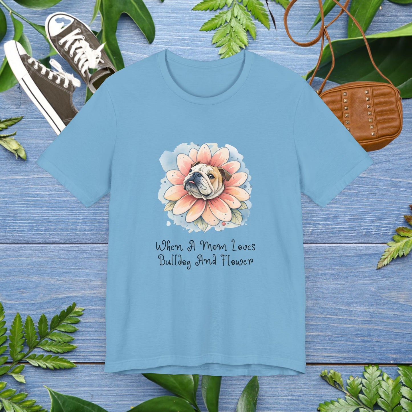 Bulldog Flower T-Shirt - furevermama