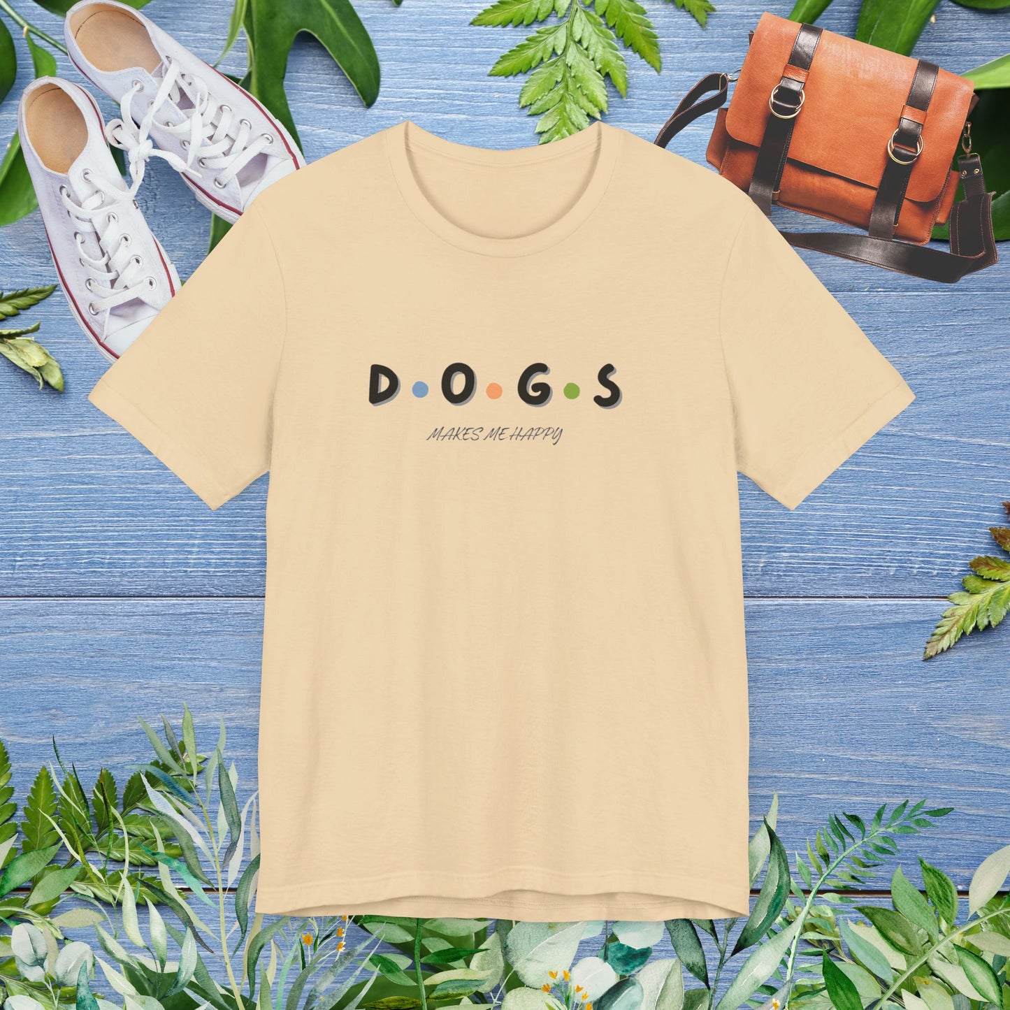 Dogs Make Me Happy T-Shirt - furevermama