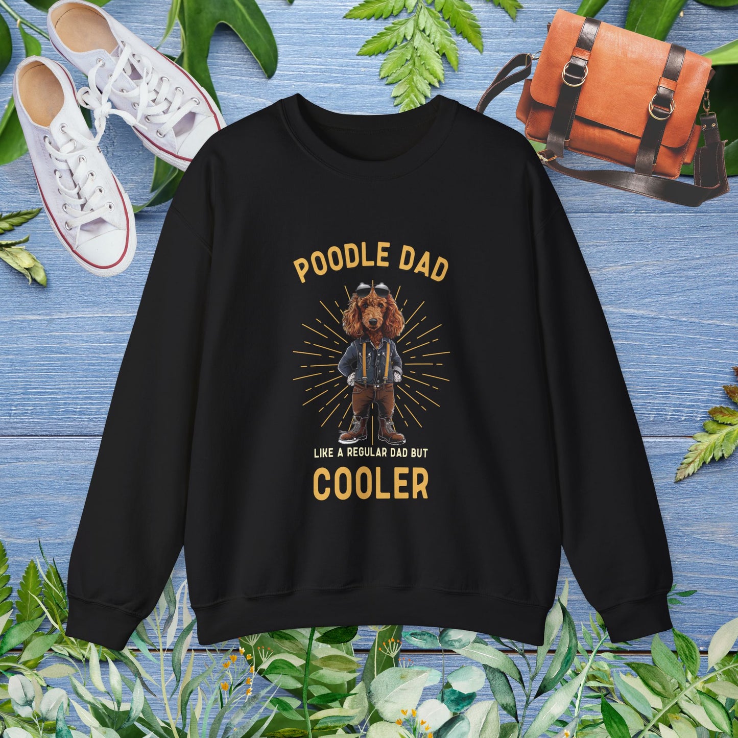 Cooler Poodle Dad Sweatshirt - furevermama