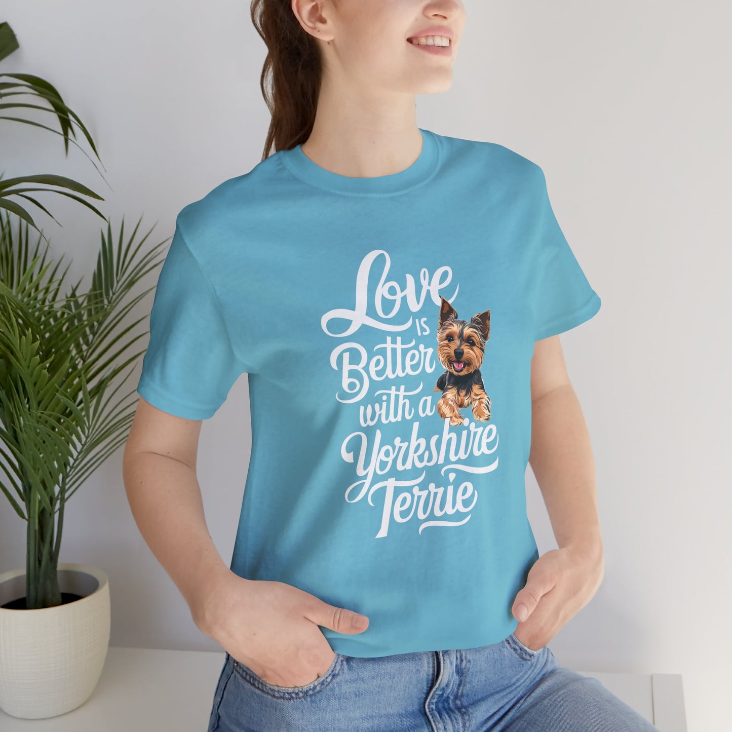 Life Is Better With A Terrie Yorkshire Unisex T-Shirt - furevermama
