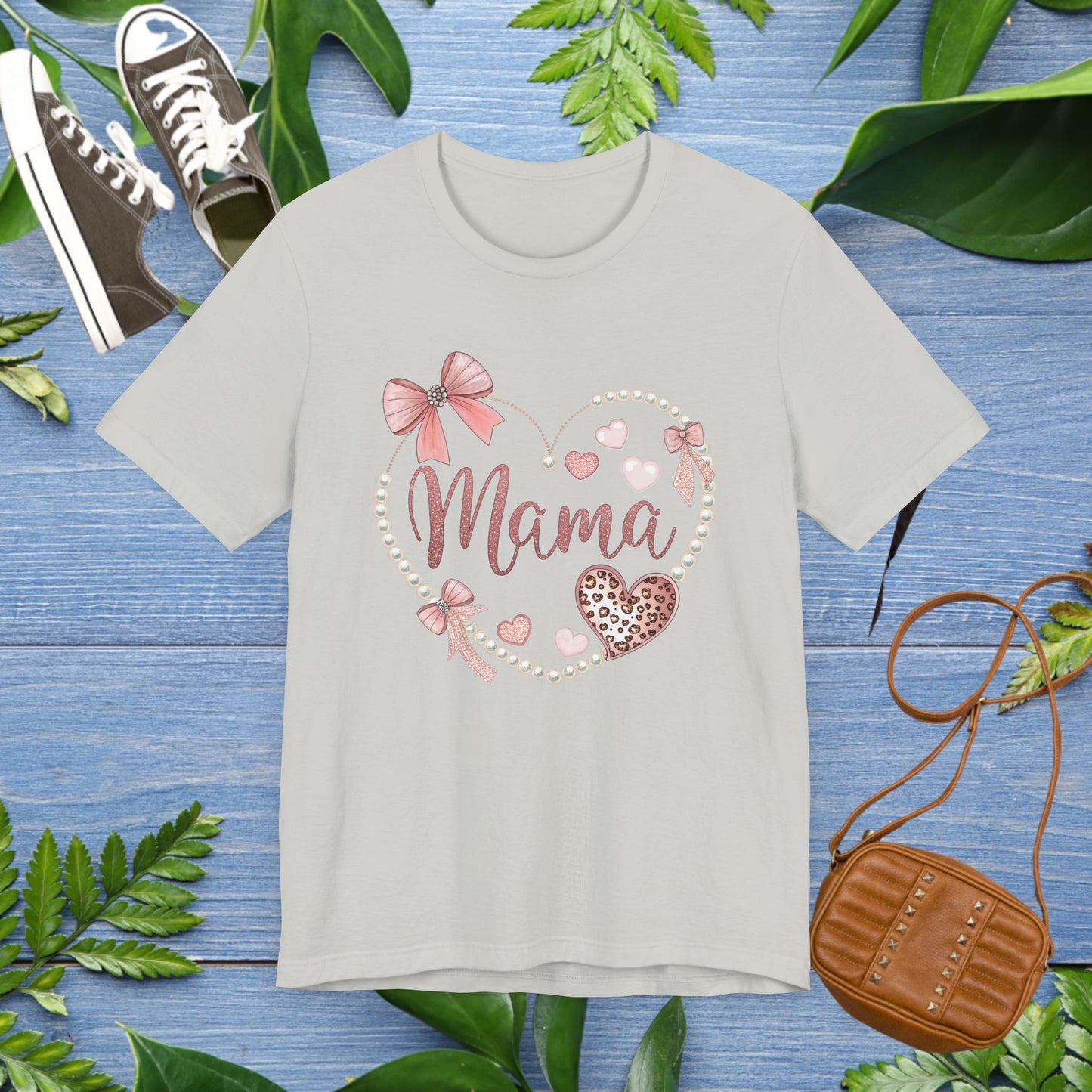 Elegant Grey Mama Tee For Mother's Day