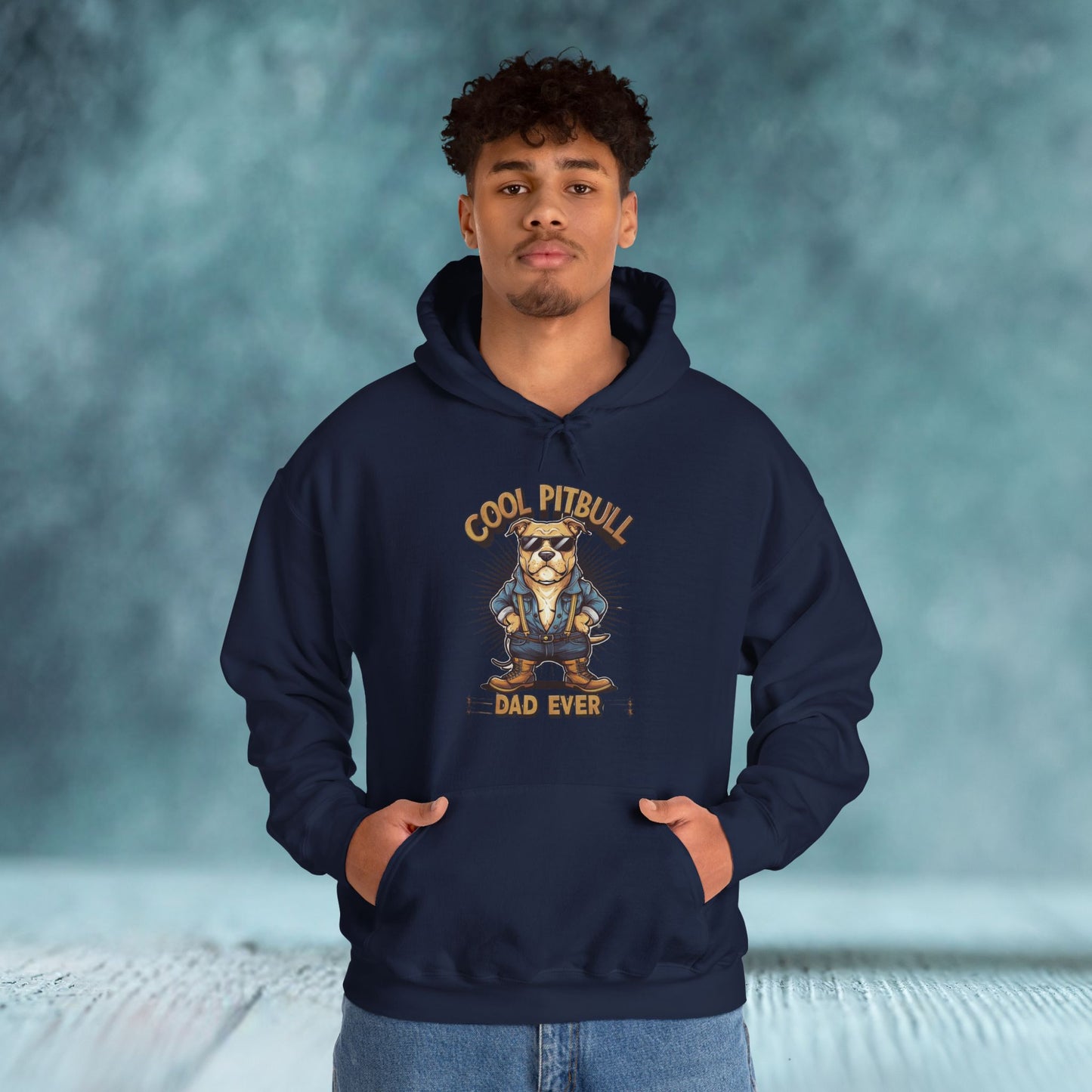 Cool Pitbull Dad Hoodie - furevermama