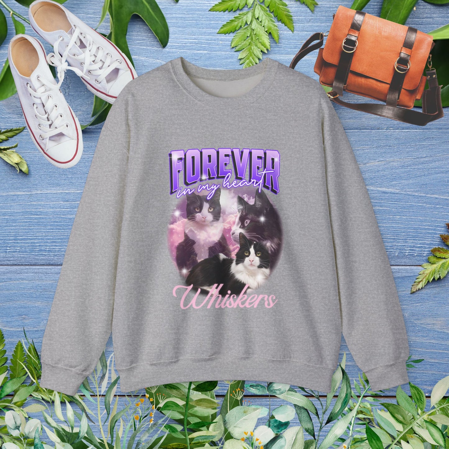 (Custom) Forever In My Heart Sweatshirt, For Human or Pet Lovers - furevermama