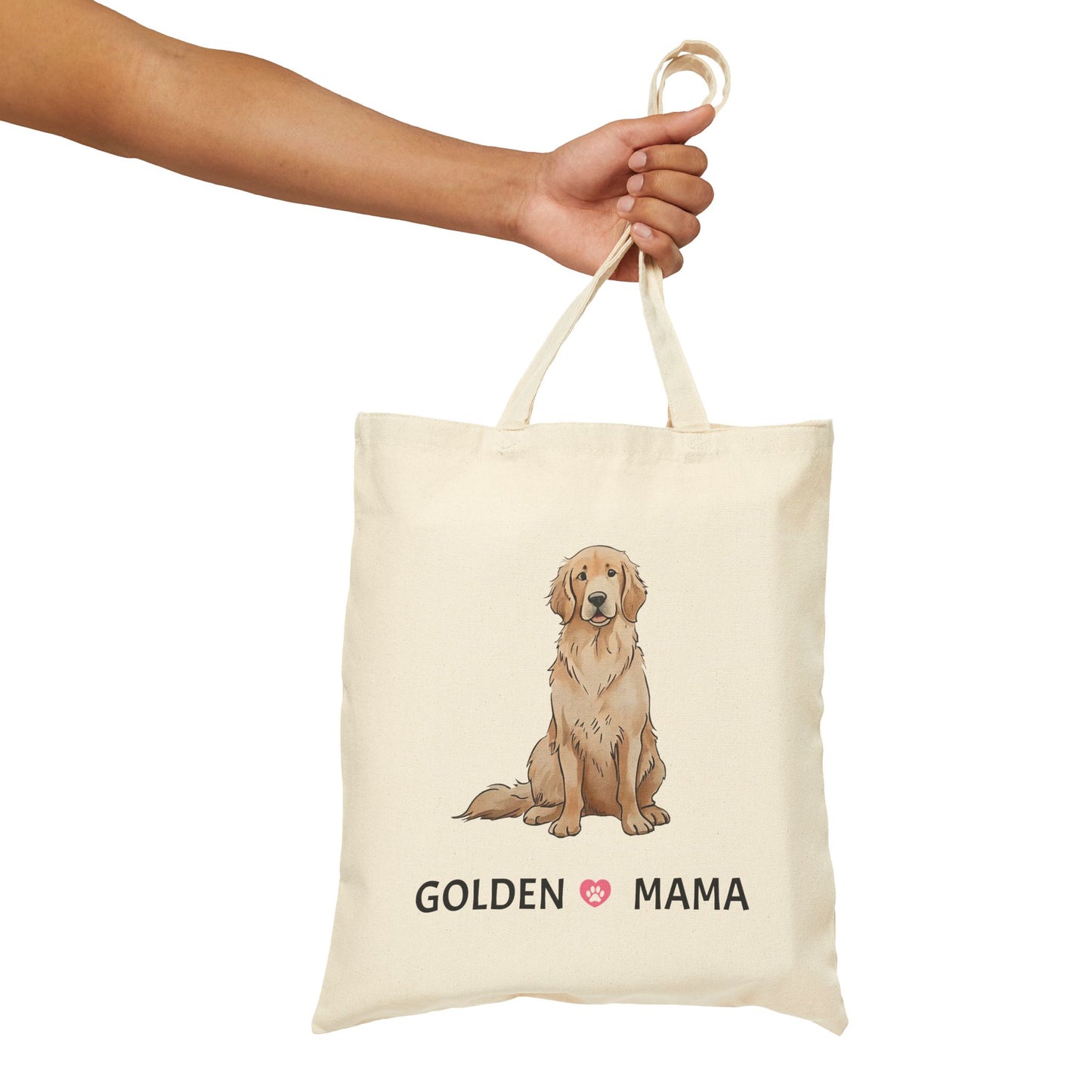 Tote Bag - Golden Retriever 'Golden Loves Mama' - furevermama