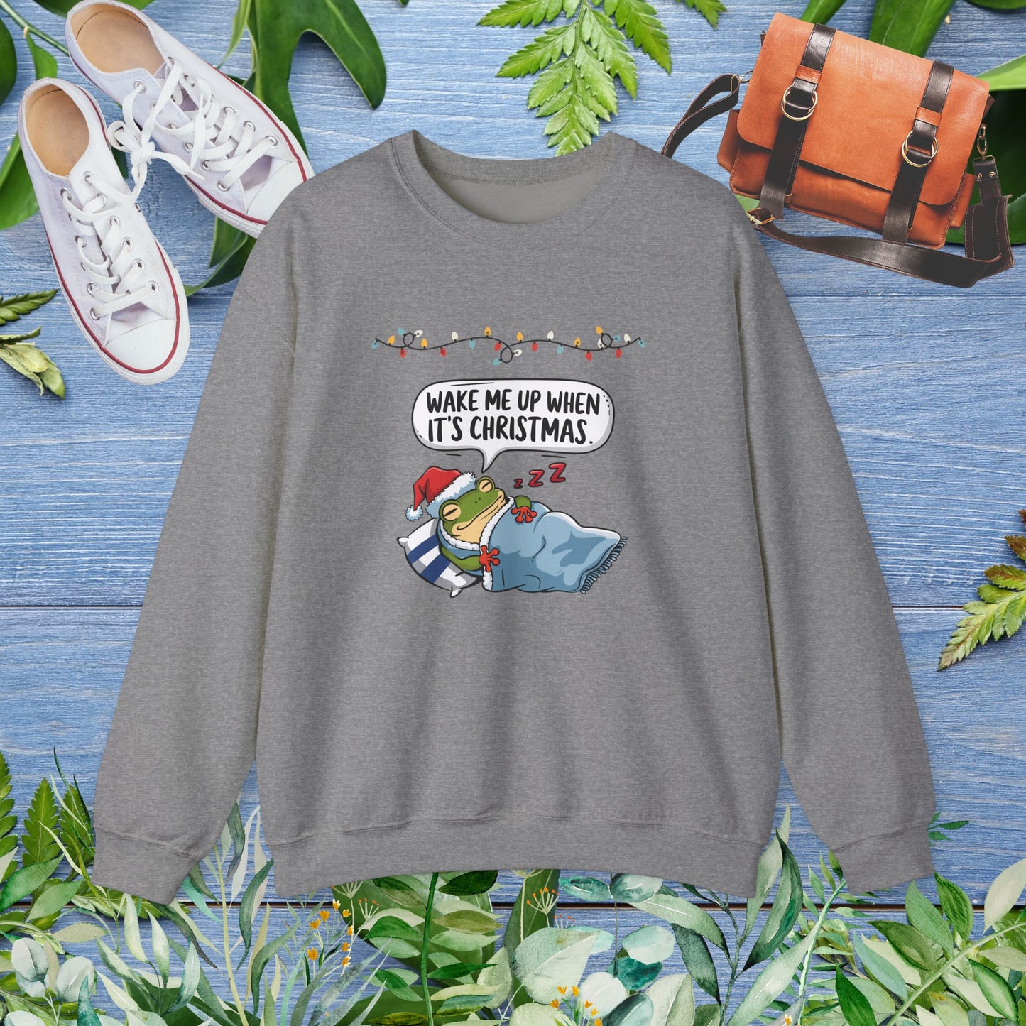 Wake Me Up When It's Christmas Unisex Sweatshirt - furevermama