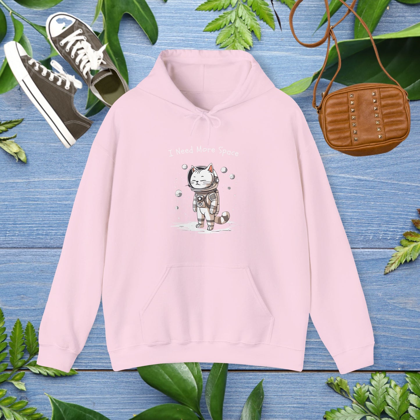Space Cat Unisex Hoodie - I Need More Space - furevermama