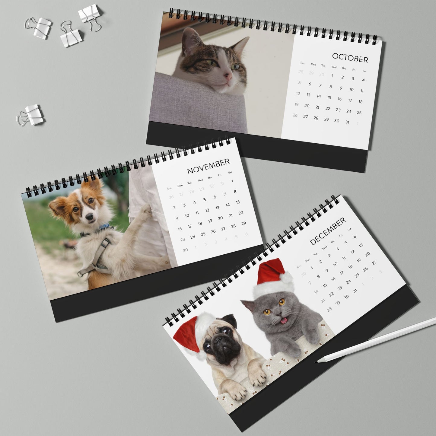 Custom Pet Photo Desktop Calendar - furevermama