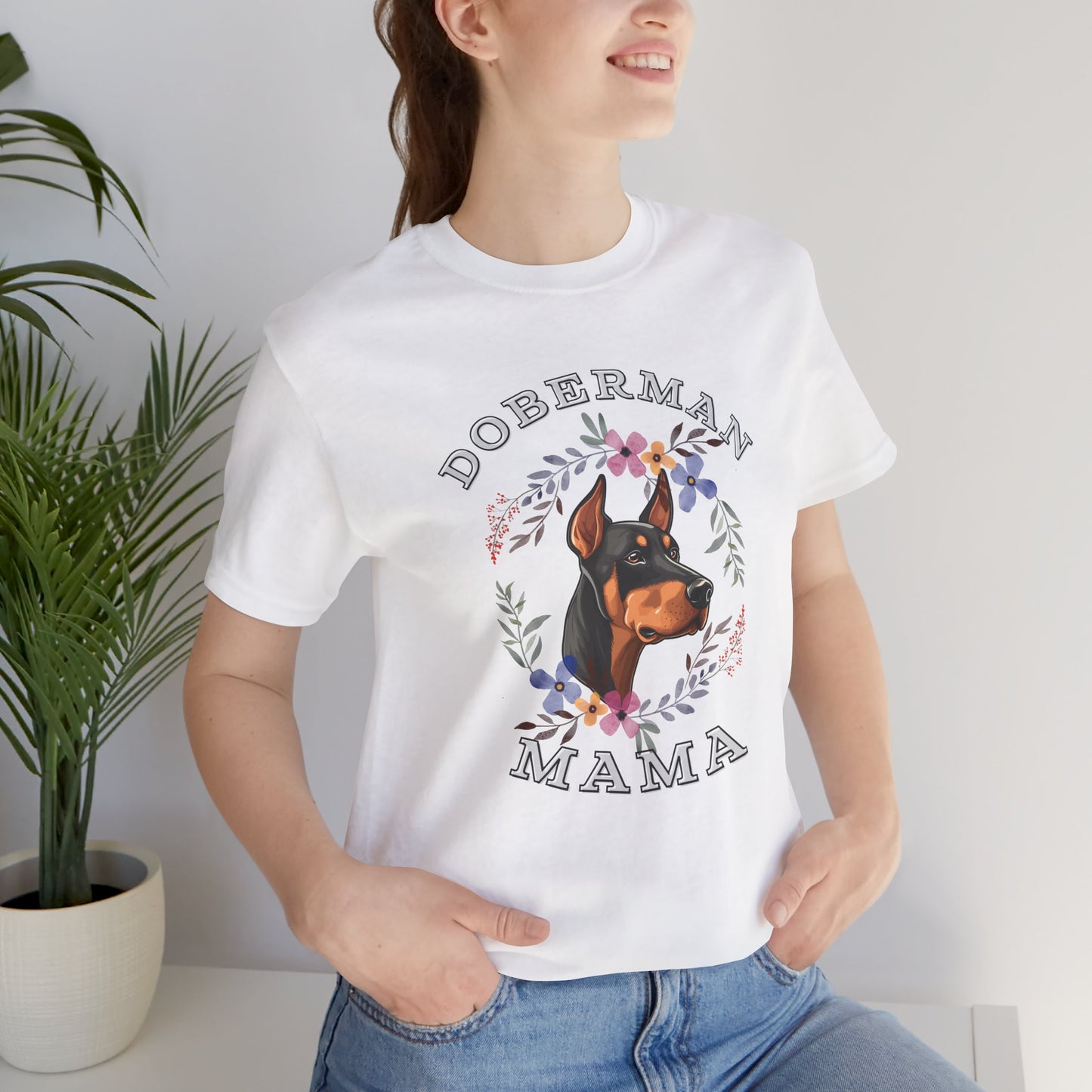 Doberman Mama T-Shirt - furevermama