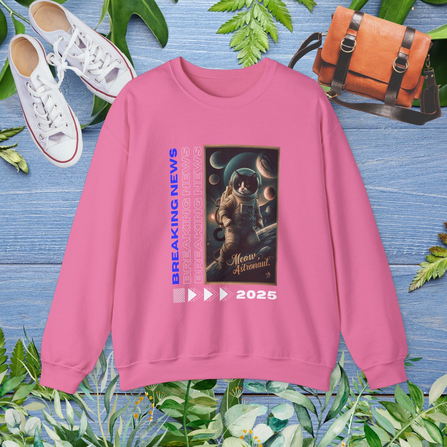 Astronaut Breaking News Unisex Sweatshirt - furevermama