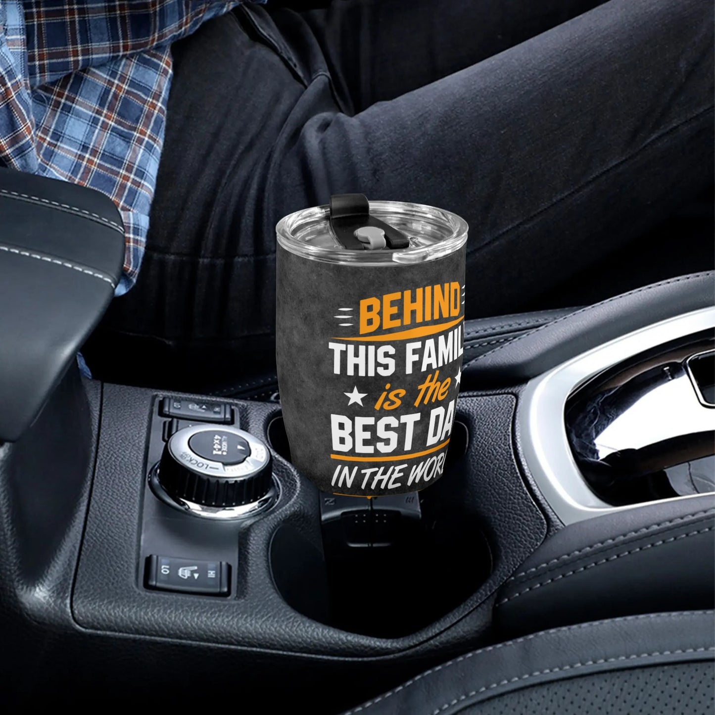 The Best Dad In The World Personalized Stainless Steel Tumbler 30oz