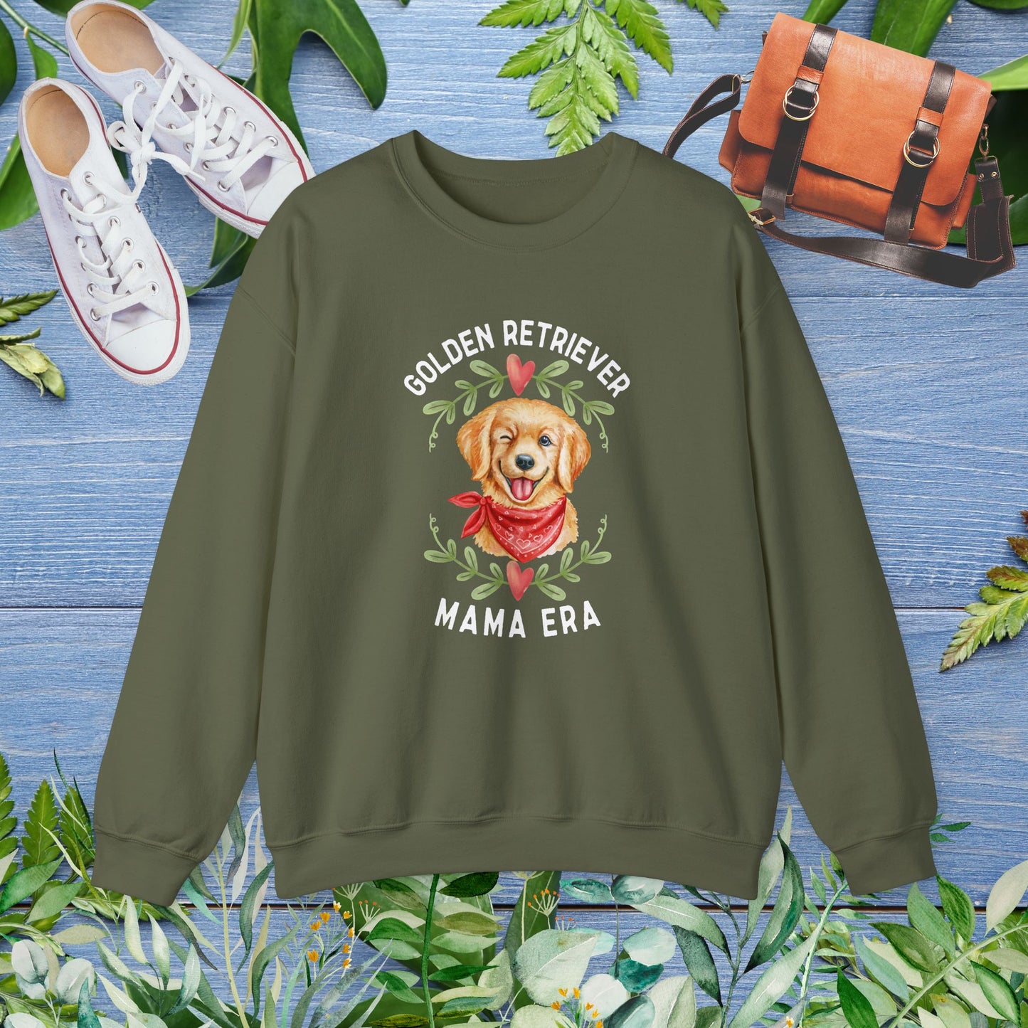 Golden Retriever Mom Era Sweatshirt - furevermama