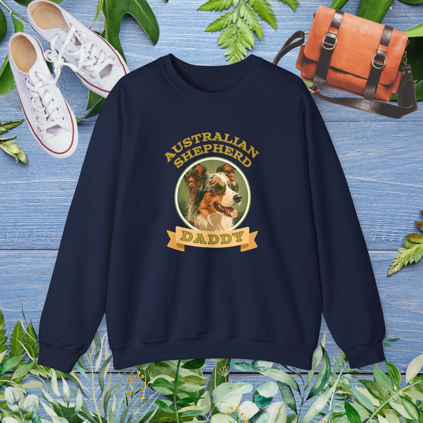 Australian Shepherd Daddy Sweatshirt - furevermama