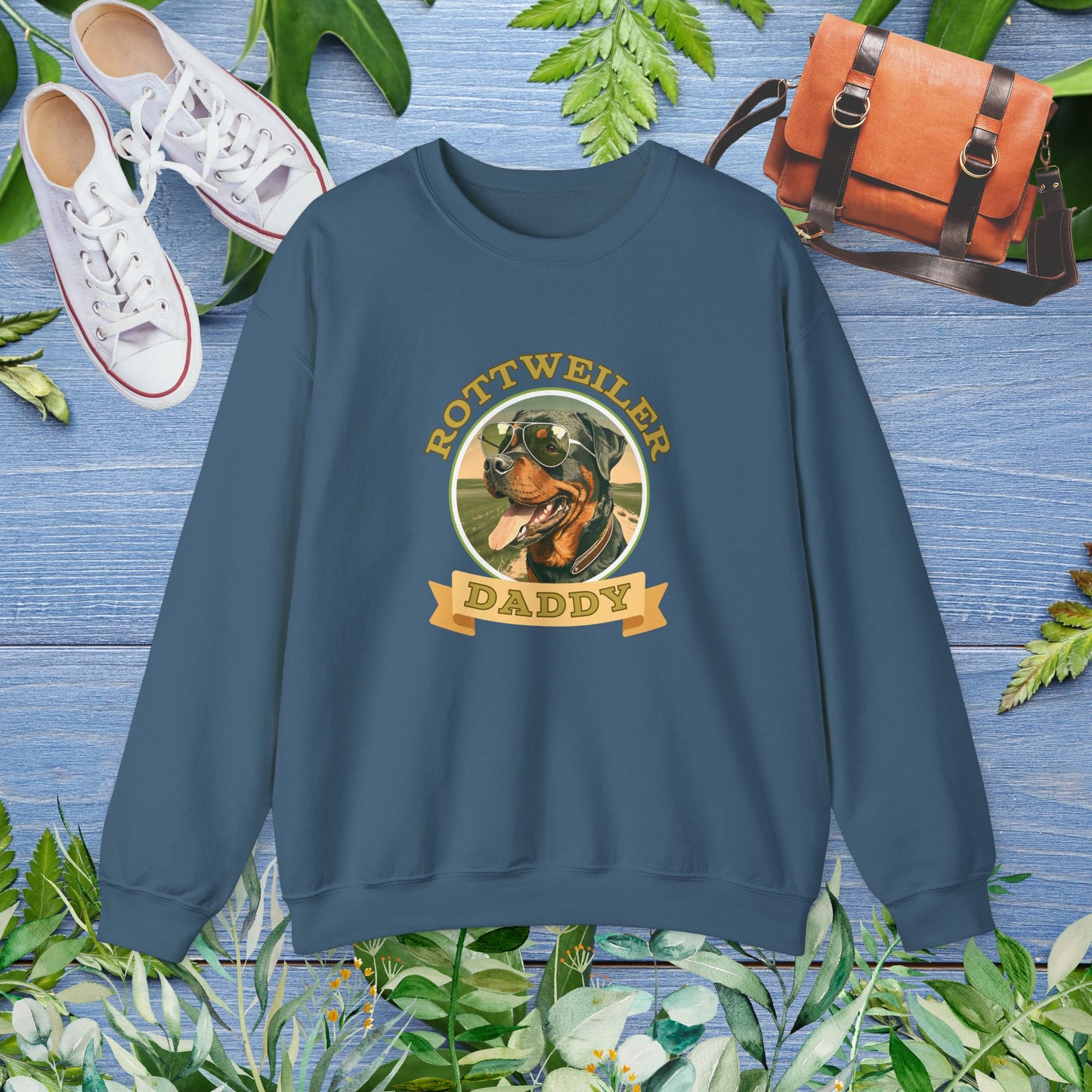 Rottweiler Daddy Sweatshirt - furevermama