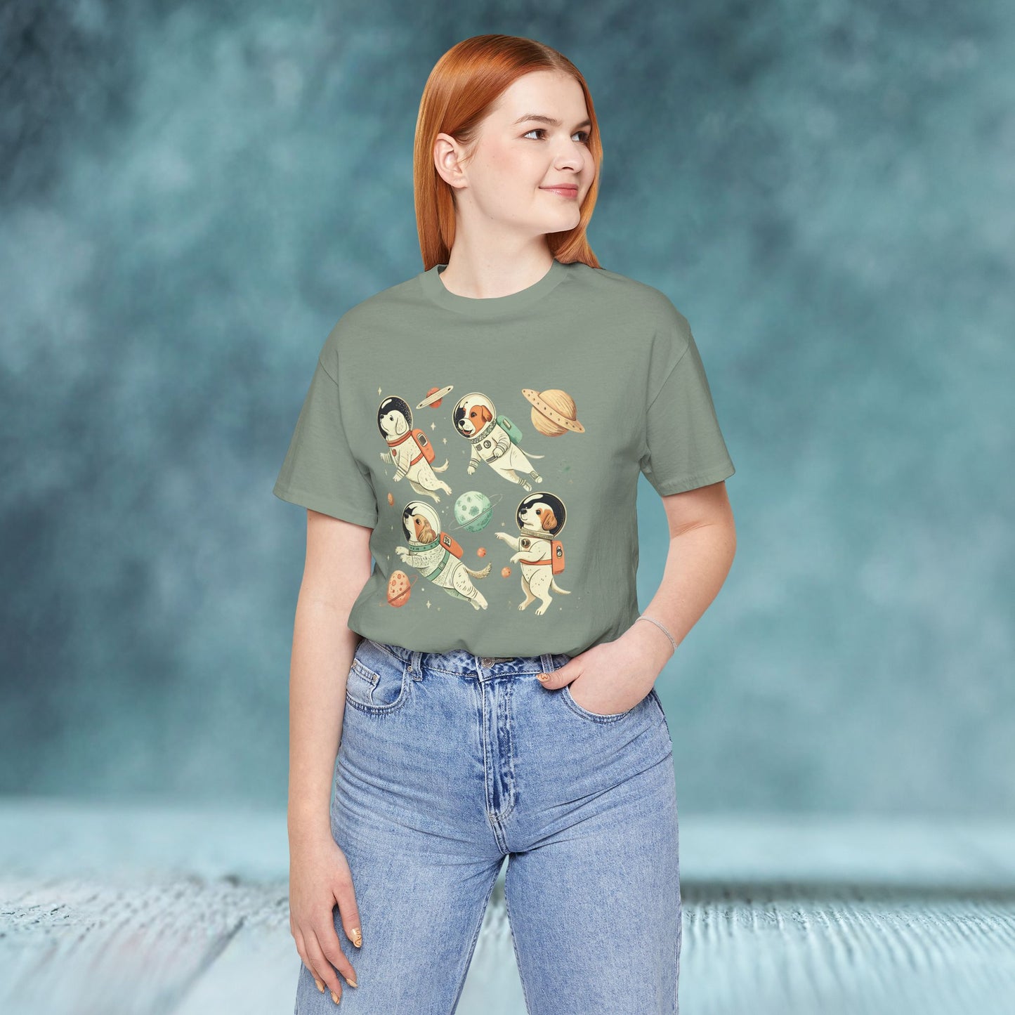 Astronaut Dog Unisex T-Shirt - furevermama