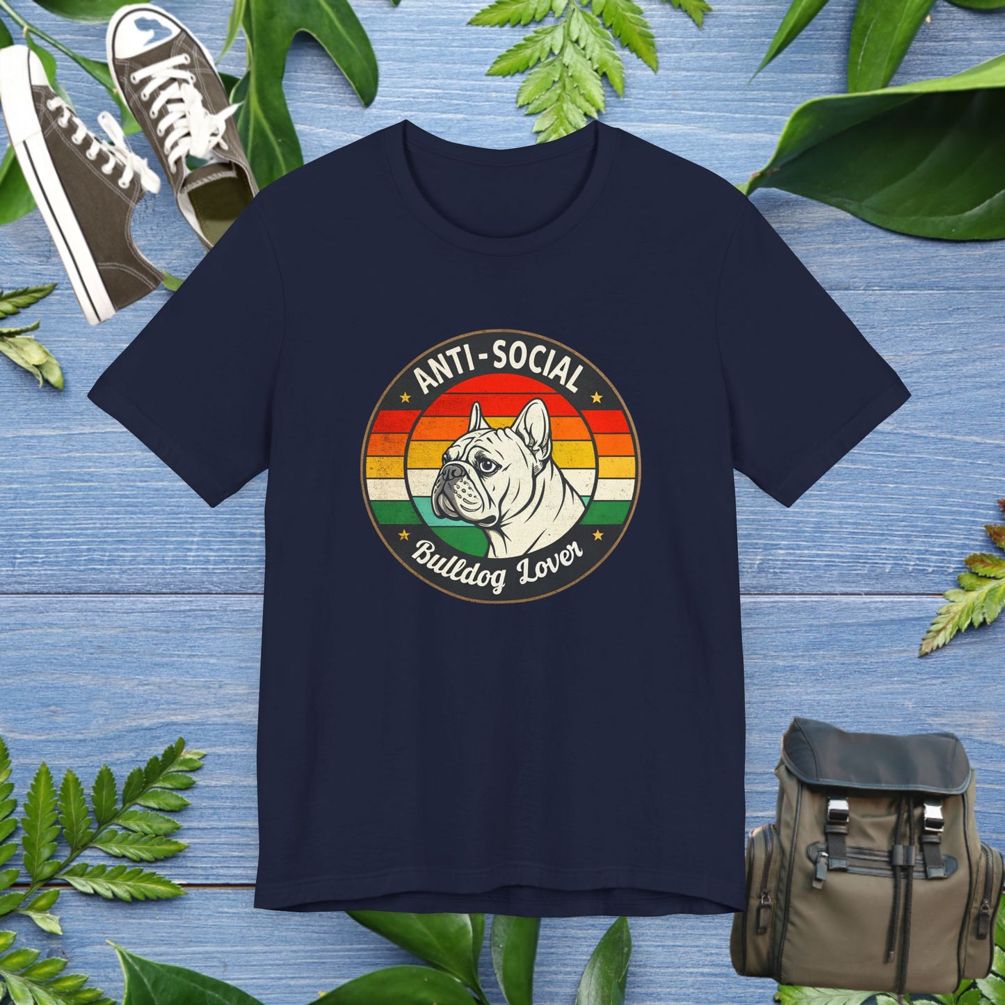 Anti-Social Bulldog Lover T-Shirt - furevermama