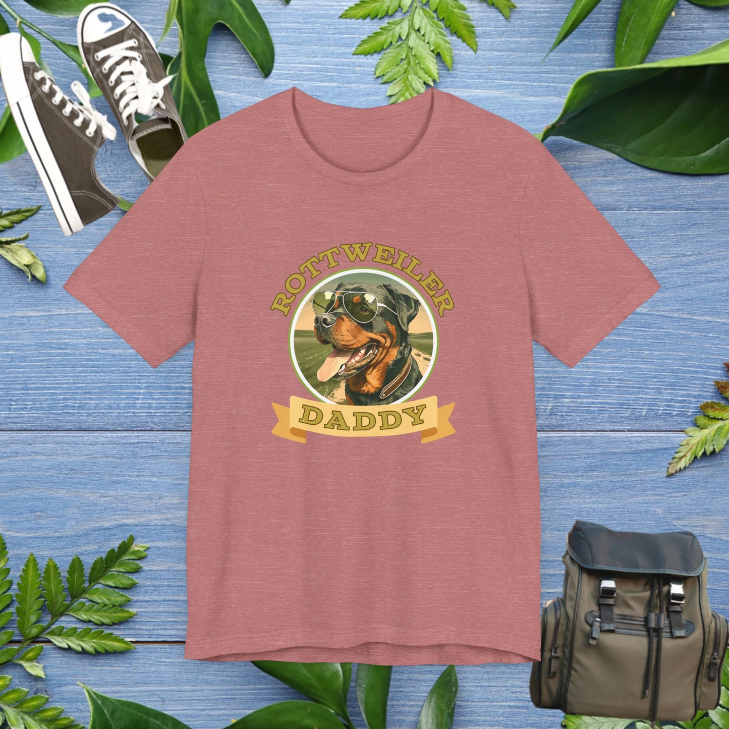 Best Rottweiler Daddy T-Shirt - furevermama