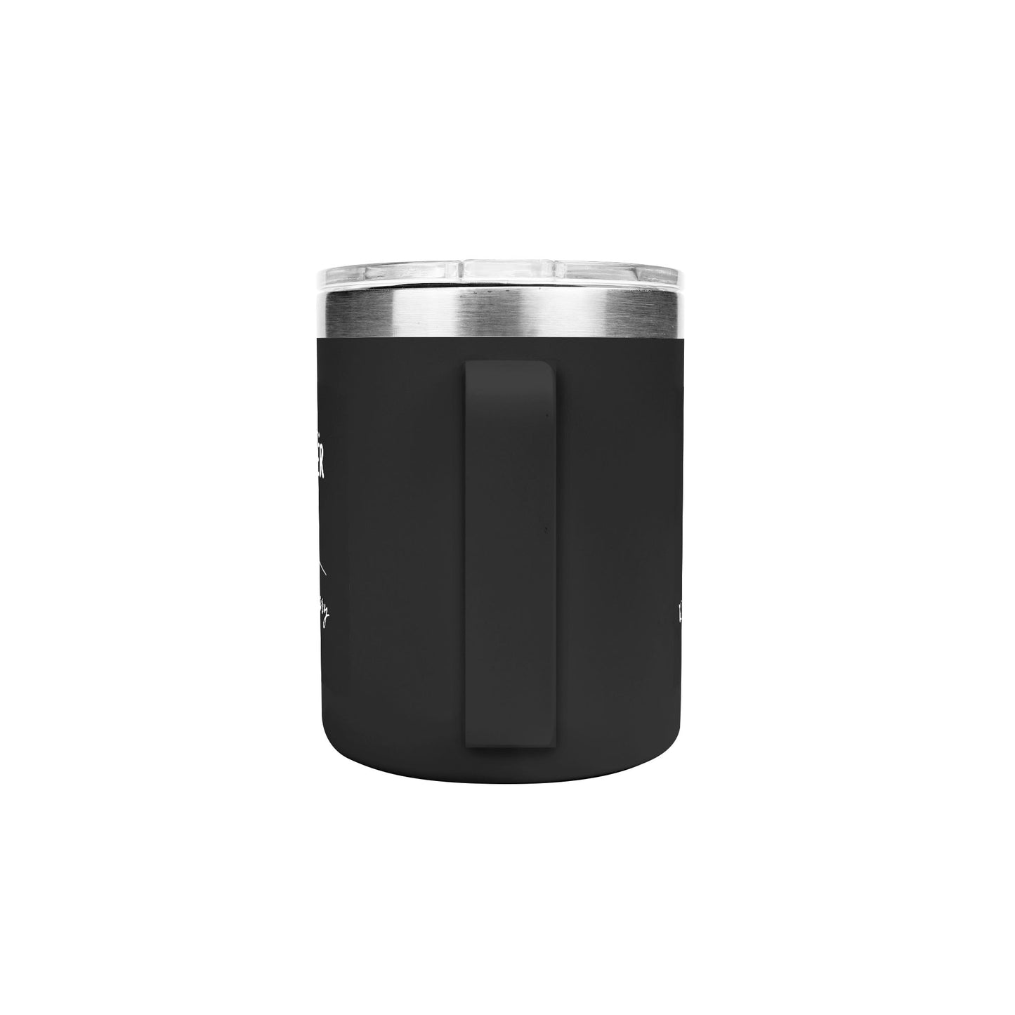 Like Father Like Daughter Custom 12oz Stainless Steel Coffee Mug Coffee Cup with Lid and Handle - Gift To Dad