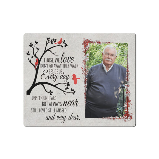 Those We Love Don't Go Away Personalised Photo Frame (7"x6" Horizontal) - furevermama