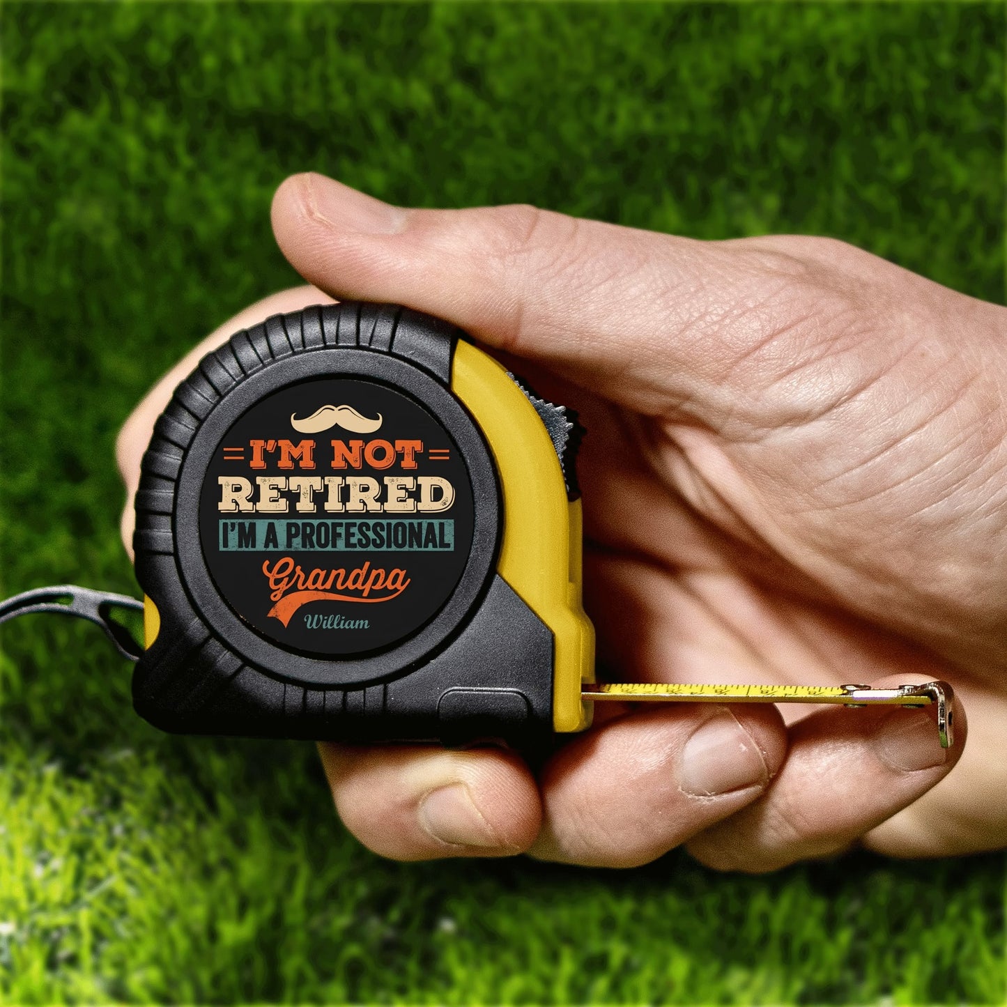 Personalized Tape Measure For Professional Grandpa