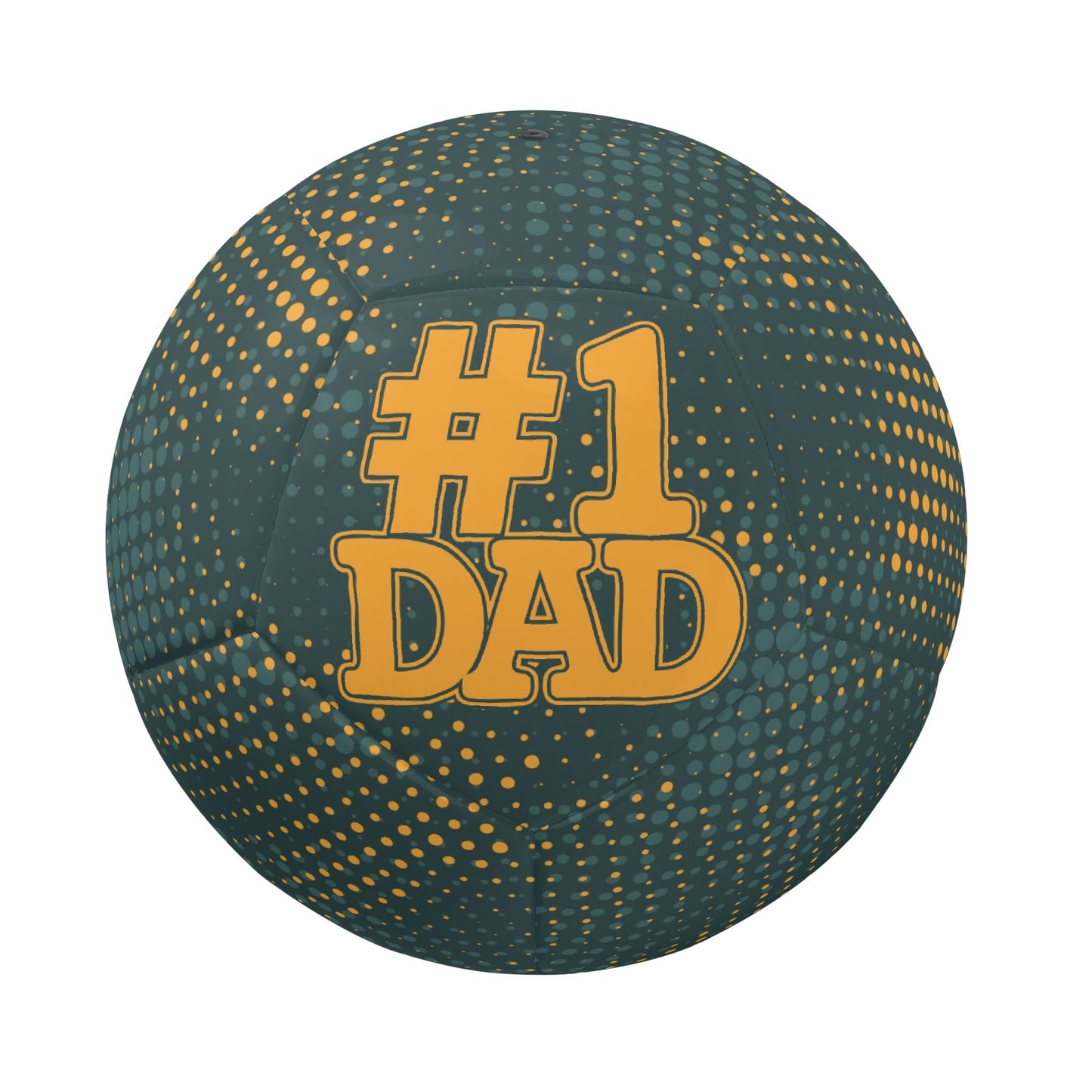 Custom Text Soccer Ball For The Number One Dad