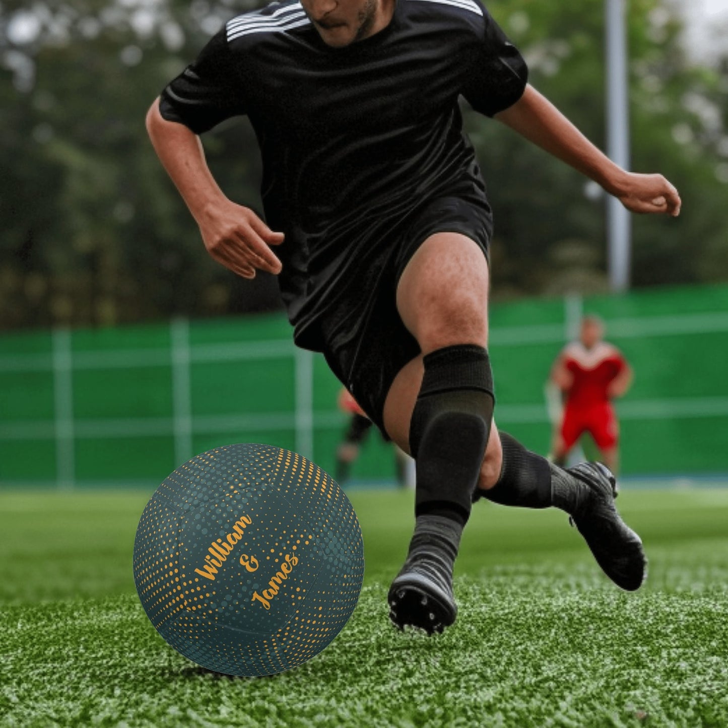 Custom Text Soccer Ball For The Number One Dad