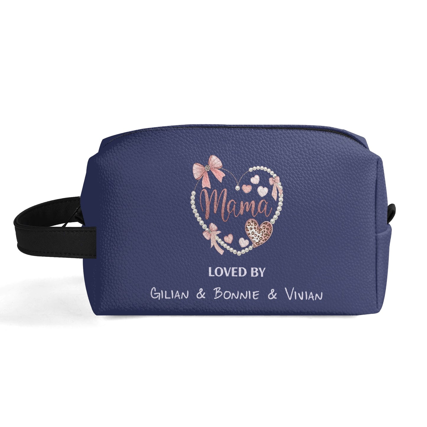Personalised Name Toilettrie Bag Makeup Organizer for Mama